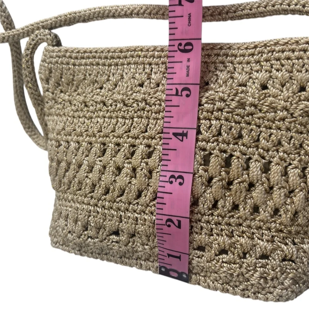 The Sak Tan Mini Crochet Bag - Picture 3 of 11
